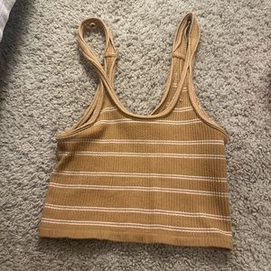 Urban ripped striped tank top